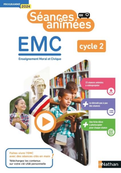 Image de Séances animées - EMC Cycle 2 - Guide + Séances à vidéoprojeter
