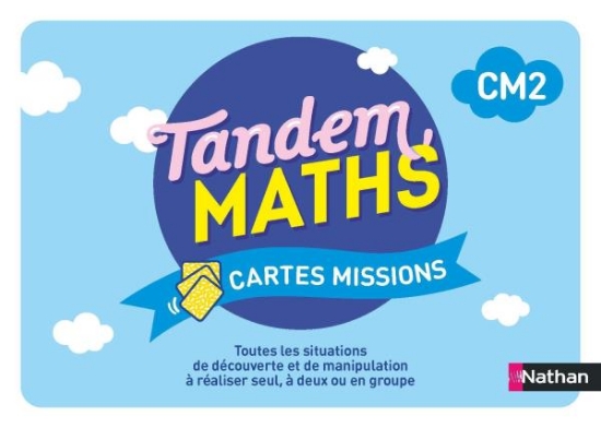 Image de Tandem Maths - CM2 - Cartes missions - Programme 2025