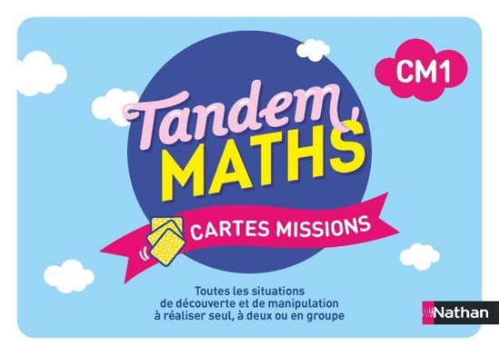 Image de Tandem Maths - CM1 - Cartes missions - Programme 2025