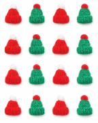 Image de Mini bonnets tricotés, lot de 12