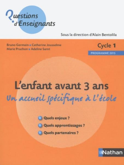 Image de L'enfant avant 3 ans - Cycle 1