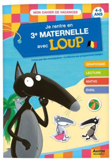 Image de Cahiers de vacances - Je rentre en 3e maternelle avec loup