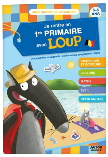 Image de Cahiers de vacances - Je rentre en 1re primaire avec loup