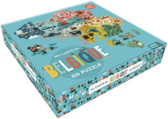 Image de Ma carte de Belgique en puzzle