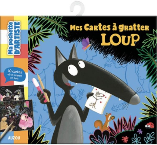 Image de Ma pochette d'artiste - mes cartes à gratter loup