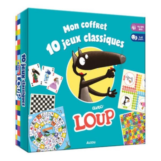 Image de Mon coffret 10 jeux classiques avec loup