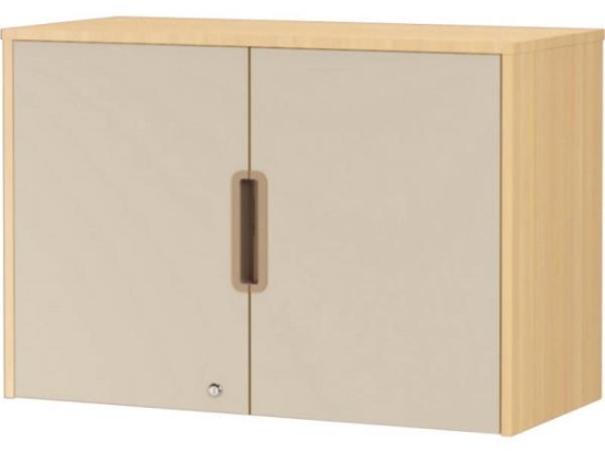 Image de Surmeuble 92 avec portes et serrure - sable - M