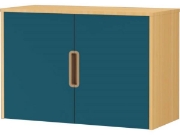 Image de Surmeuble 92 avec portes - bleu émeraude - M