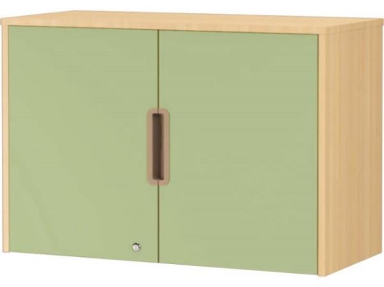 Image de Surmeuble 92 avec portes et serrure - avocado - M