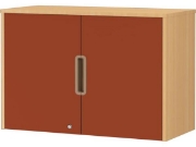 Image de Surmeuble 92 avec portes et serrure - Brique - M