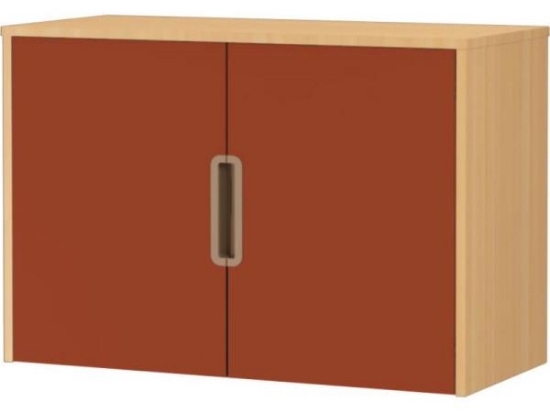 Image de Surmeuble 92 avec portes - Brique - M