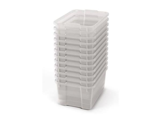 Image de Grands bacs en plastique - transparent - 12