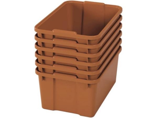 Image de Grands bacs en plastique - éco sienne - 06