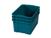 Image de Grands bacs en plastique - éco bleu-vert - 03