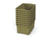 Image de Grands bacs en plastique - éco vert clair - 09