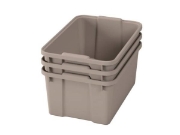 Image de Grands bacs en plastique - éco beige - 03