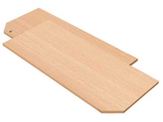 Image de CLASSICAL Portes hautes de rangement avec serrure X hêtre