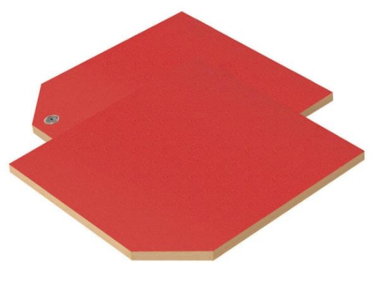 Image de Portes avec serrure pour rangement haut Classical S rouge