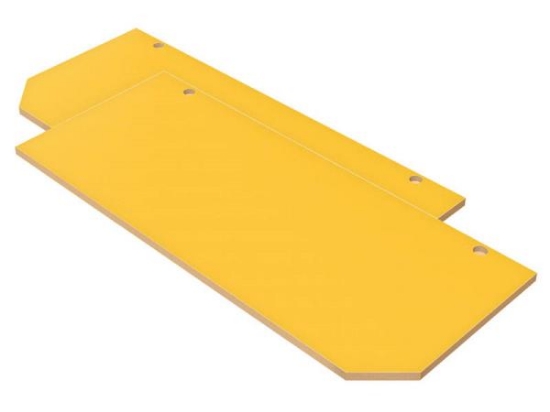 Image de Portes pour rangement haut Classical X jaune