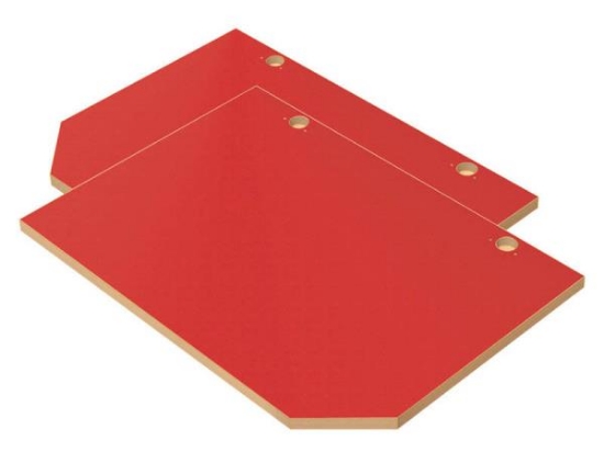 Image de Portes pour rangement haut CLASSICAL M rouges