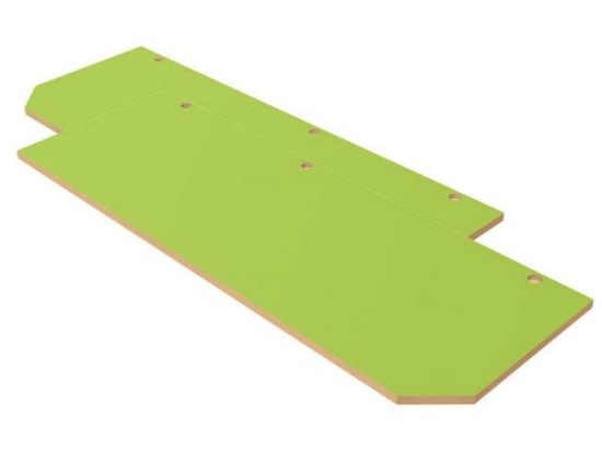 Image de Portes pour rangement haut CLASSICAL XL vertes