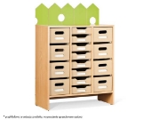 Image de CLASSICAL TALL STORAGE Bacs MDF peu profonds 12
