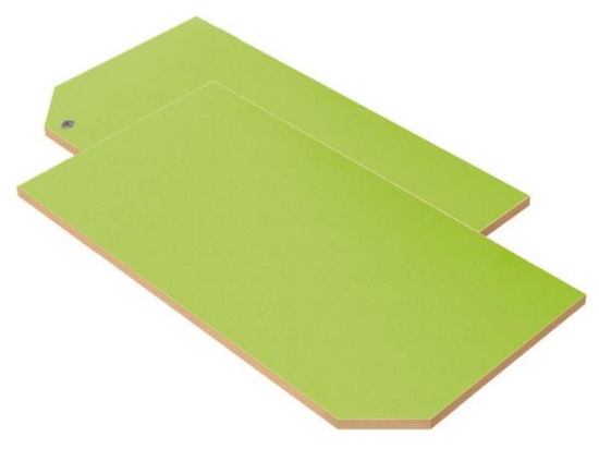 Image de CLASSICAL TALL STORAGE Portes avec serrure L vert