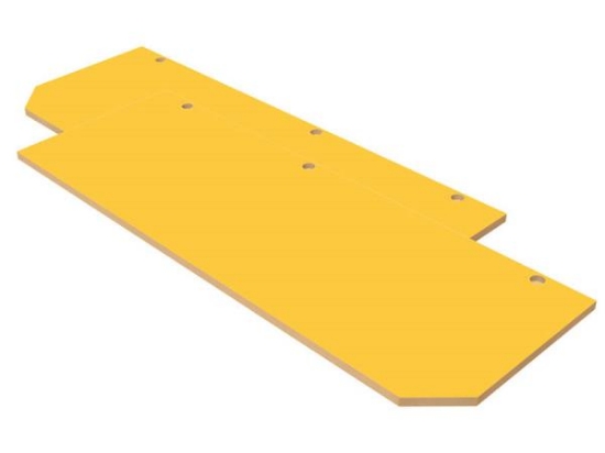 Image de CLASSICAL Portes de rangement hautes XL jaune