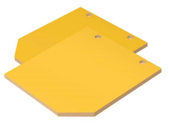 Image de CLASSICAL Portes de rangement hautes S jaune