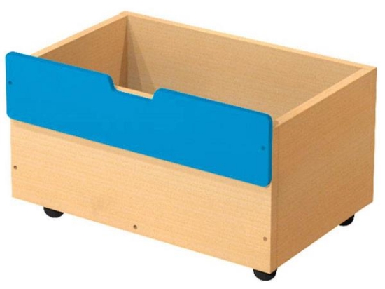 Image de CLASSICAL TALL STORAGE Bac moyen pour éléments de 112 cm bleu