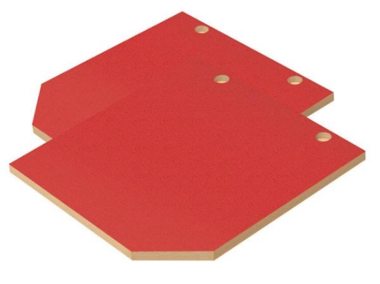 Image de CLASSICAL TALL STORAGE Portes S rouge