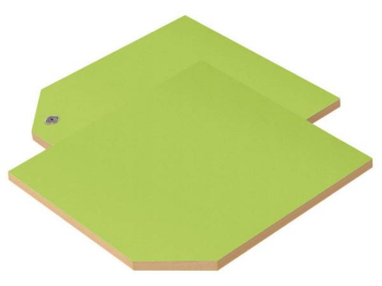 Image de CLASSICAL Portes hautes de rangement avec serrure S vertes