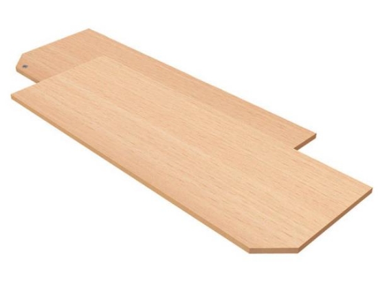 Image de Portes de rangement hautes Classical avec serrure XL hêtre