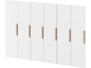 Image de Portes avec poignée pour vestiaire Vita 6 - Blanc