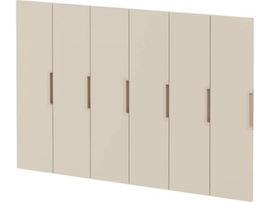 Image de Portes avec poignée pour vestiaire Vita 6 - Sable