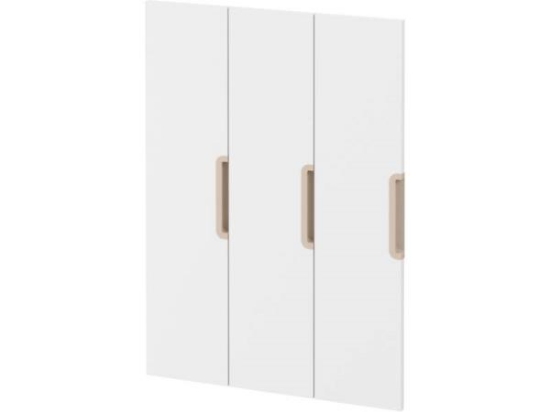 Image de Portes avec poignée pour vestiaire Vita 3 - Blanc