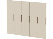 Image de Portes avec poignée pour vestiaire Vita 5 - Sable