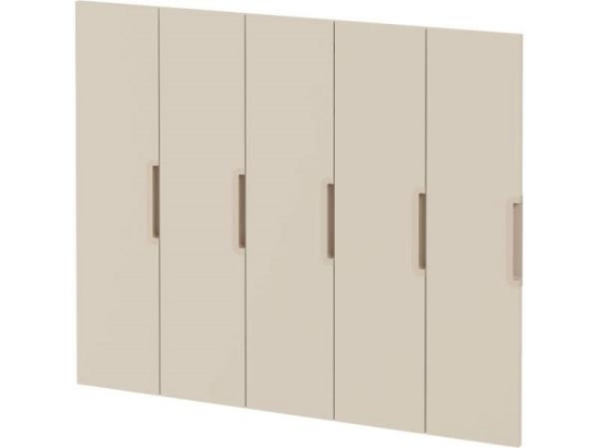 Image de Portes avec poignée pour vestiaire Vita 5 - Sable