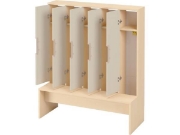 Image de Portes avec poignée pour vestiaire Vita 5 - Sable