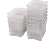 Image de Bacs en plastique extra grands - transparents - 09