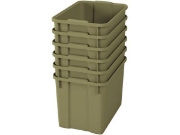 Image de Bacs en plastique extra grands Optima - vert clair éco - 06