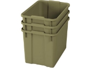 Image de Bacs en plastique extra grands Optima - vert clair éco - 03