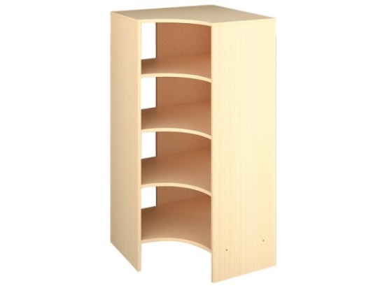 Image de Armoire d'angle encastrable XL - Hêtre