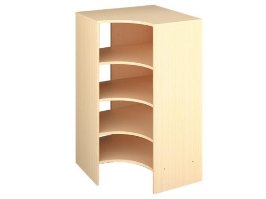 Image de Armoire d'angle encastrable X - Hêtre