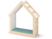 Image de Matelas pour bibliothèque avec assise, bleu émeraude