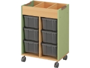 Image de Meuble mobile pour bacs - avocat