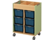 Image de Meuble mobile pour bacs - avocat