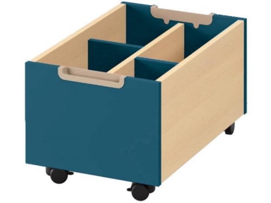 Image de Bibliothèque mobile - bleu émeraude