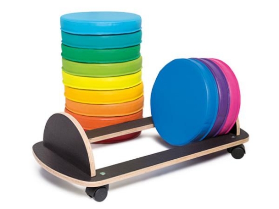 Image de Plateforme mobile avec assises softplay