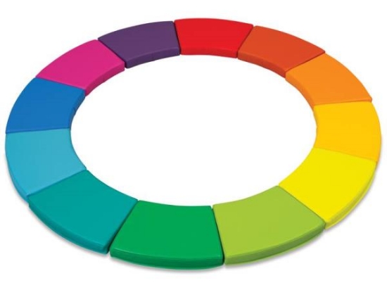 Image de Rainbow Circle. Assises en mousse